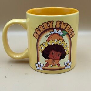 Mad Engine Strawberry Shortcake Orange Blossom Berry Sweet Yellow Ceramic Mug